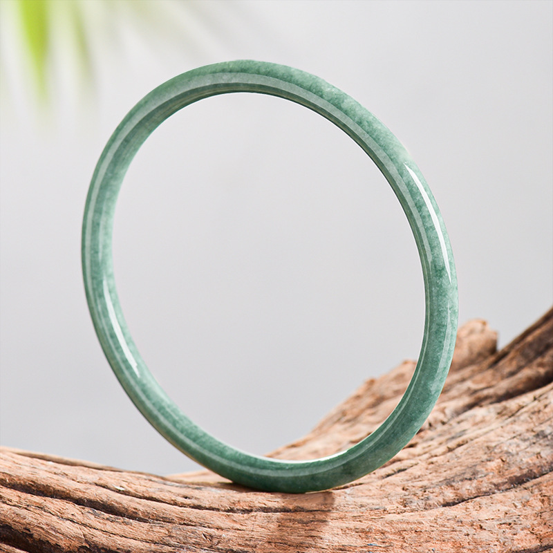 Bracelets - Naturalna bransoletka z jadeitu birmańskiego, prawdziwy
