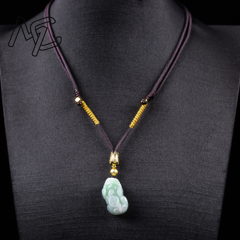 Naturalny birmański jadeit szm – Necklaces recenzja i cena