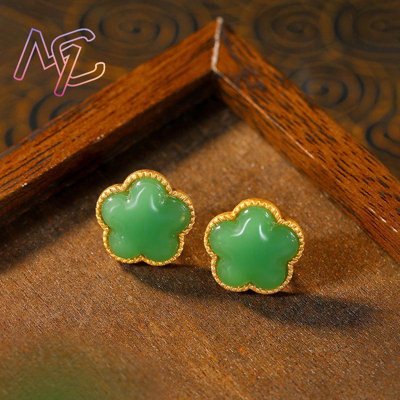 Zielone kolczyki z naturalnego – Earrings recenzja i cena