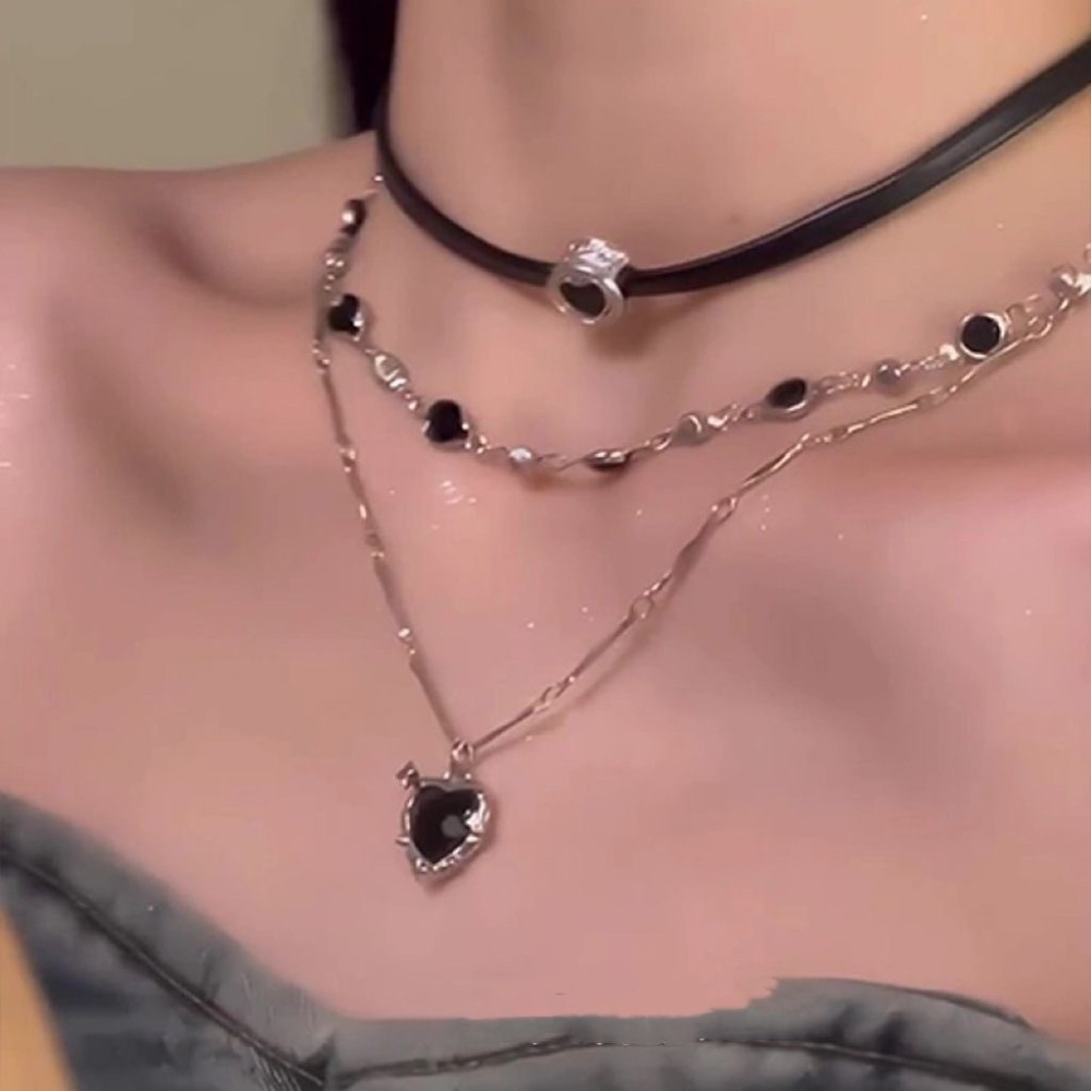 Naszyjnik z zawieszką w kształ – Layered Pendant Necklace Aesthetic recenzja i cena