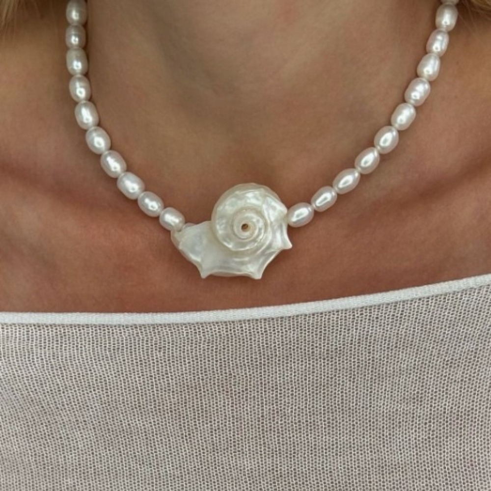 Naszyjnik z zawieszką z natura – Pearl Choker Necklace Vintage recenzja i cena