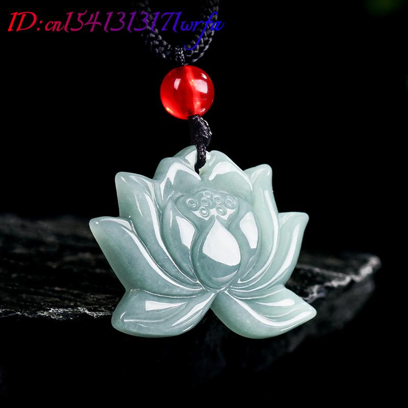 Myanmar Jadeit Lotus Wisiorek  – Necklaces recenzja i cena
