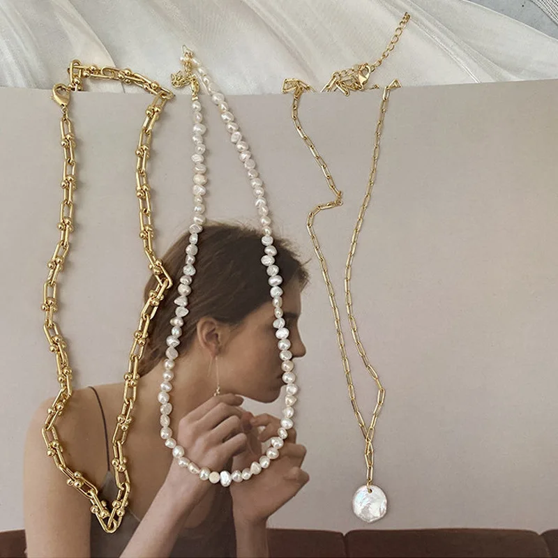 Francuskie retro naszyjniki z  – Pearl Choker Necklace Vintage recenzja i cena