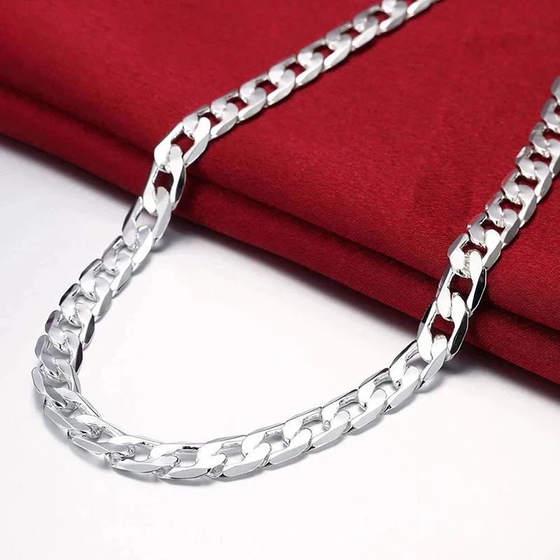 Naszyjnik ze srebra próby 925  – Cuban Link Chain 12Mm recenzja i cena