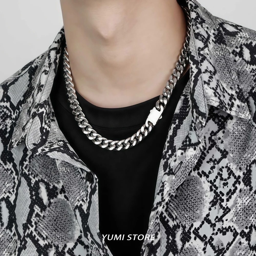 Tytanowa Stal Hip Hop Sprężyno – Cuban Link Chain 12Mm recenzja i cena