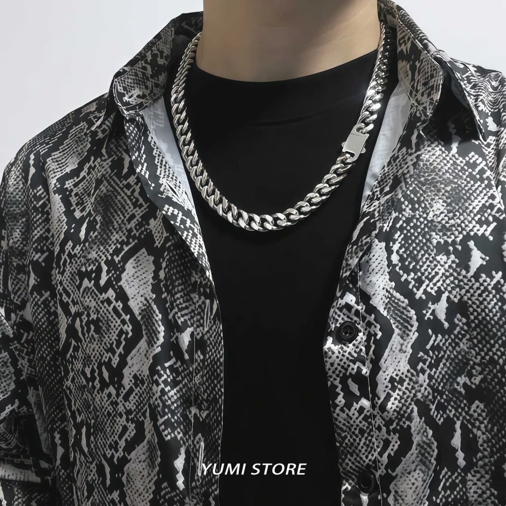 Tytanowa Stal Hip Hop Sprężyno – Cuban Link Chain 12Mm recenzja i cena