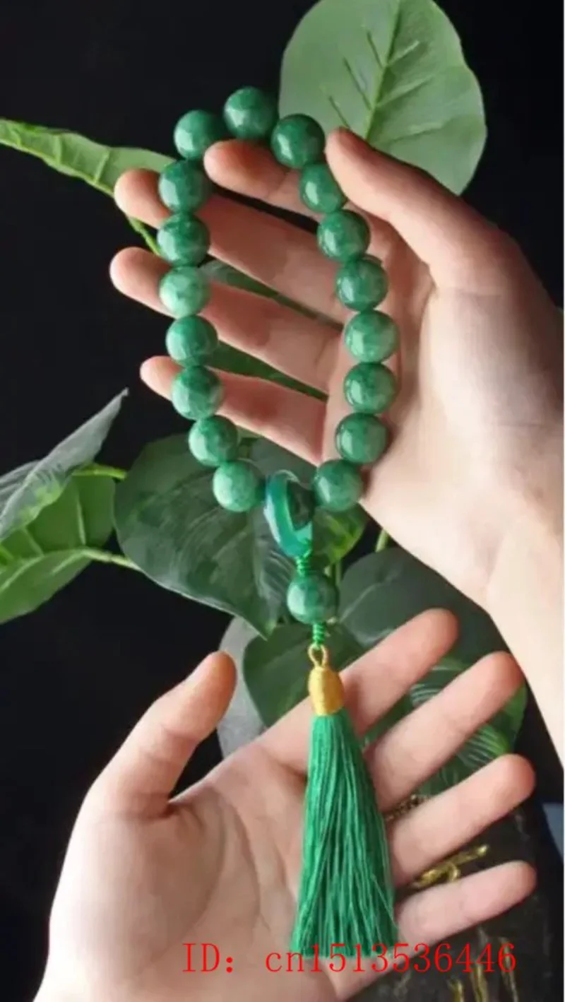 Zielonego jadeitu kamień 12mm  – Bracelets recenzja i cena